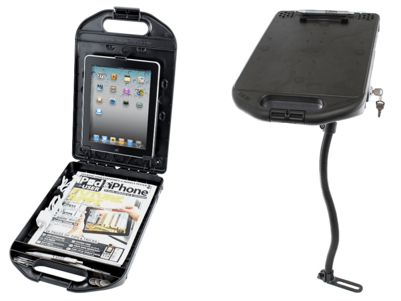 IPAD koffert PROFF med stang for bilmontering