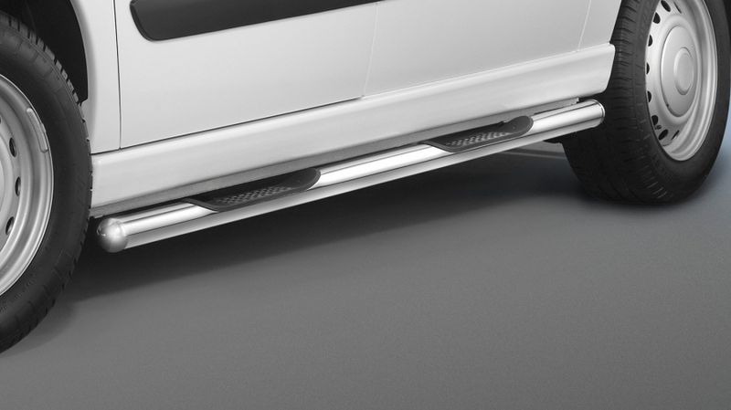 Side bars  with steps, stainless steel Ø 60 mm