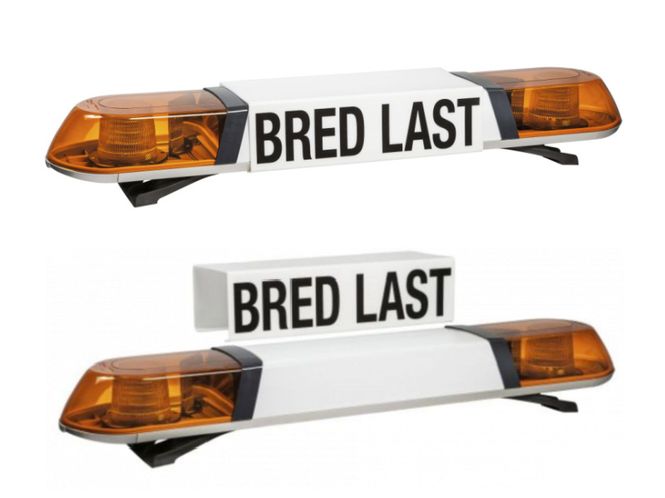 Hovedbilde LED Varsellysbjelke 122 cm.